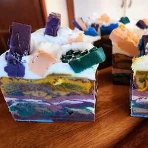 5 lavender lego Natural Soaps